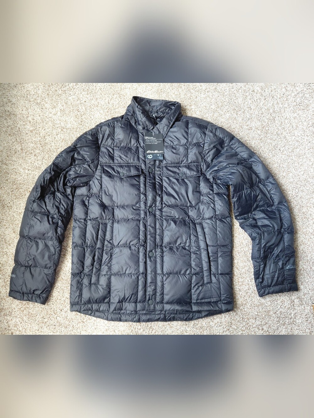Eddie Bauer Lightweight Down Jacket Men's Size Small NWT